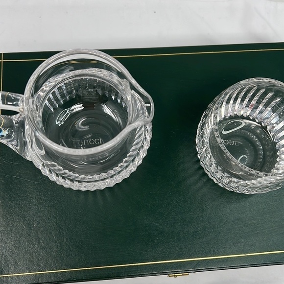Gucci Vintage Bourbon Water Cut Crystal Set in Original Velvet Box - Picture 12 of 12